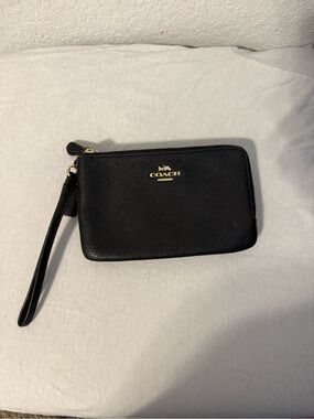 Coach | Bags | Coach X Peanuts Snoopy Black Leather Zip Around